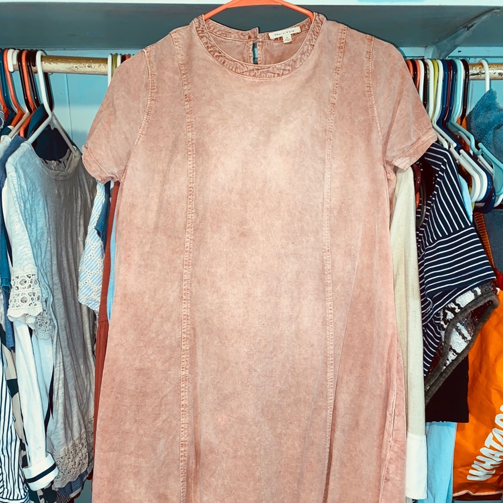 Burnt Orange T-shirt Dress